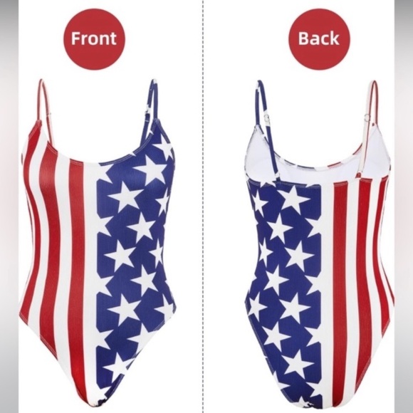 ~One Piece Swimsuit Women Sexy Ribbed Swim Suit for Women~ - Picture 6 of 6